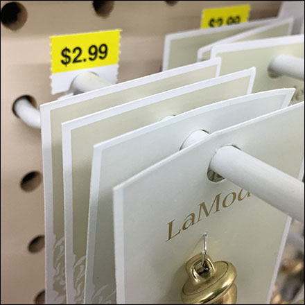 Pegboard Hook Vertical Back-TagPegboard Hook Vertical Back-Tag