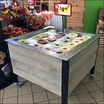 Store-Entry Iced Dips Display
