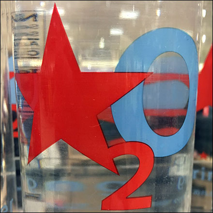 Macys Star-Branded Bottle Water Display