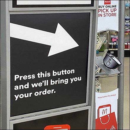 Michael’s BOPIS Call Button Directional