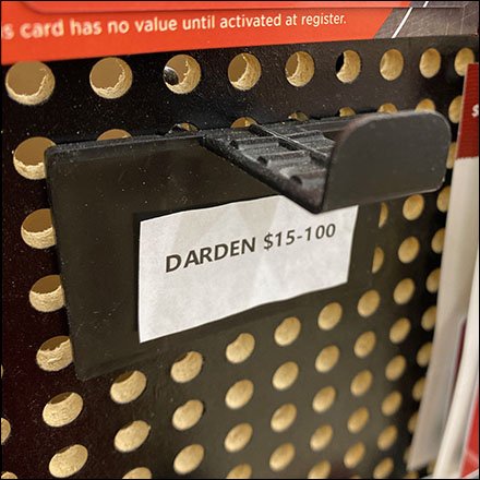 Gift-Card Back-Labeled Butterfly Hook