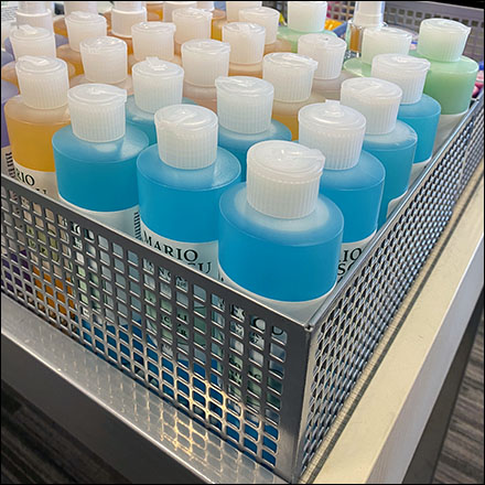 Nordstrom-Rack Beauty-To-Go Fenced Island Display