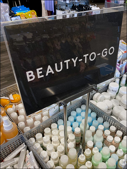 Nordstrom-Rack Beauty-To-Go Twin-Upright Sign Stand