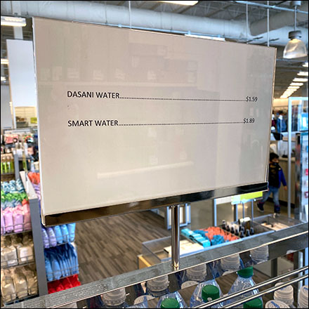 Downplayed Bottled Water Cost Strategy