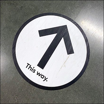 Nordstrom-Rack Traffic-Flow Floor Graphic Directionals