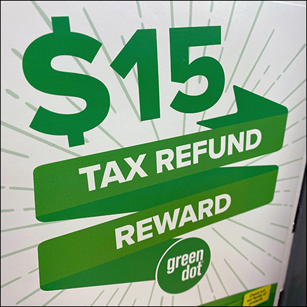 $15 Tax-Refund Reward Offer