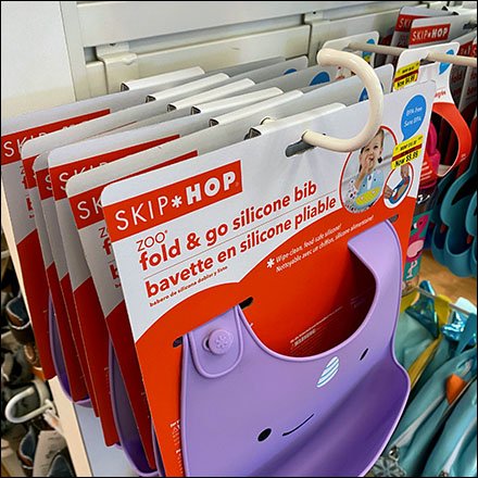 Skip-Hop Slatwall J-Hook Merchandising