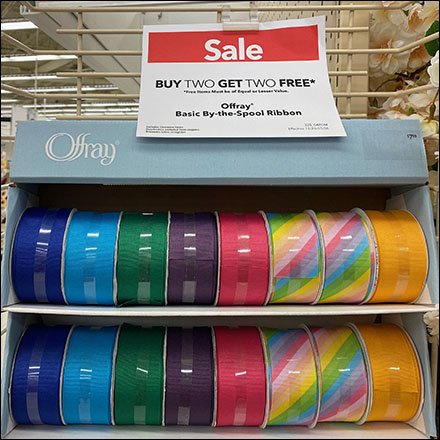 Offray Ribbon PowerWing Sign Grip-Clip