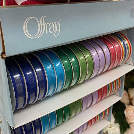 Offray Single-Wide Ribbon PowerWing Display