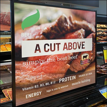 A-Cut-Above Best Beef Sign