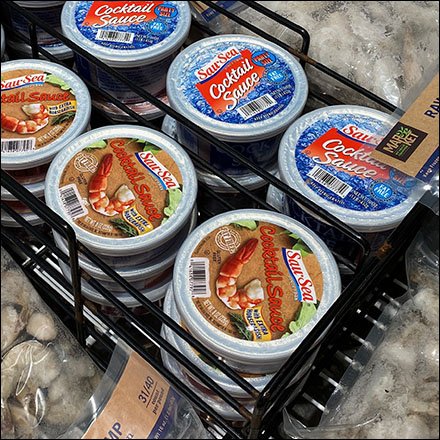 In-Cooler Cocktail Sauce Rack Adjacency