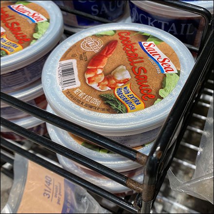 In-Cooler Cocktail Sauce Rack Adjacency