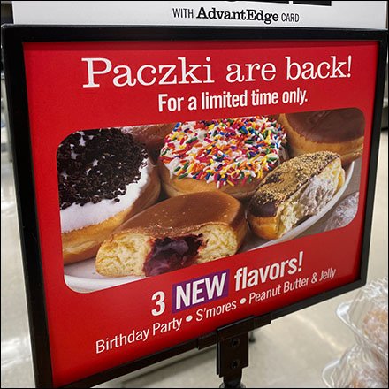 Ethnic Paczki Table-Stand Sign BOGO