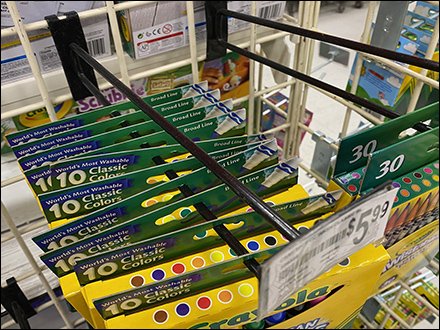 Crayola Powdercoated Metal-Plate Scan Hook