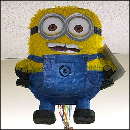 Minion Piñata Ceiling Hang Hero