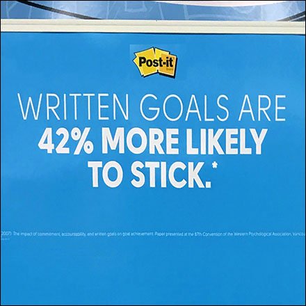 Written-Goals-Stick Positioning-Statement Endcap