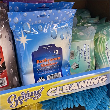 Spring-Cleaning Supplies Shelf-Edge Promotion
