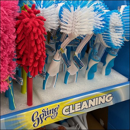 Spring-Cleaning Supplies Shelf-Edge Promotion