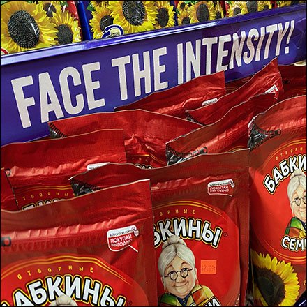 Takis Face-The-Intensity Snack Display