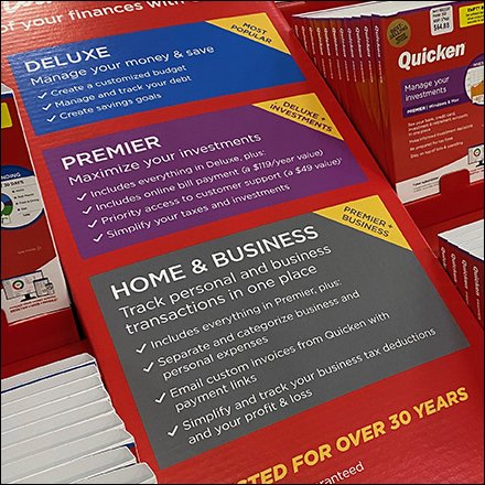 Quicken Product Buy-In Level Differentiation
