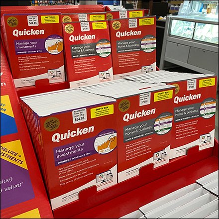 Quicken Cascade Pallet-Load Display Branded