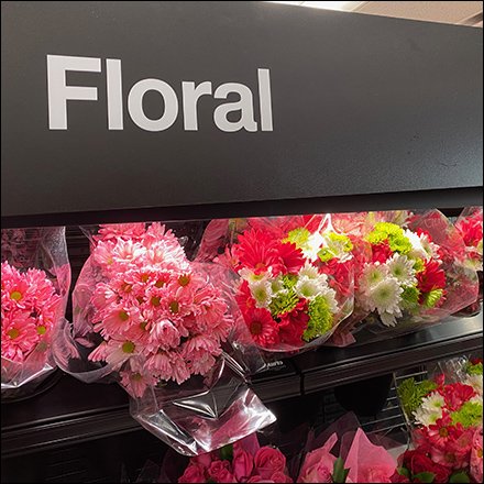 Built-In Floral Display Headline