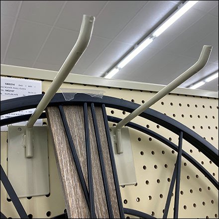 Old-Time-Clock Double-Hook Display
