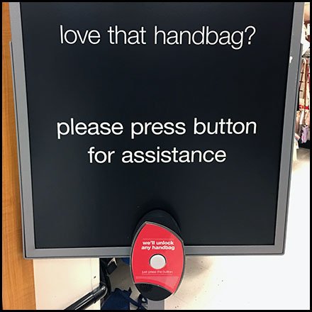 TJMaxx Love-The-Handbag Call Button