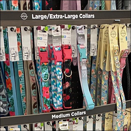 Small-Medium-Large Pet Collar Inline Array