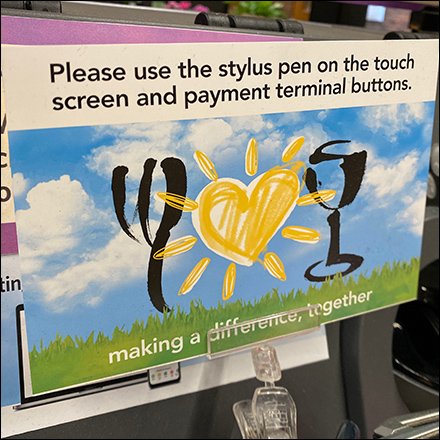 Self-Checkout Stylus Safety Instructions
