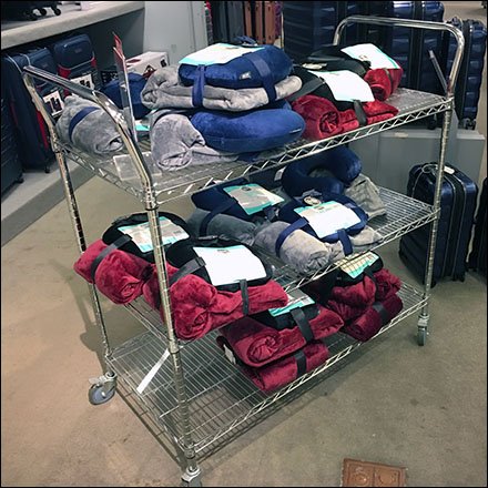 Macy's Travel Gift Set Cart Merchandising