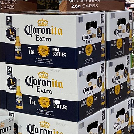 Coronita Mini-Bottles Stacked Display