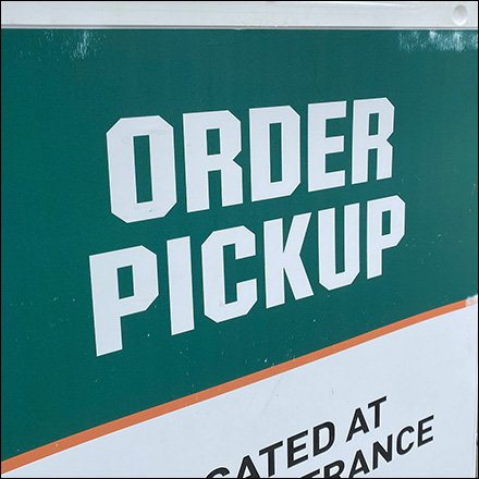 Field-&-Stream Order-Pickup Alternate Entrance Sign