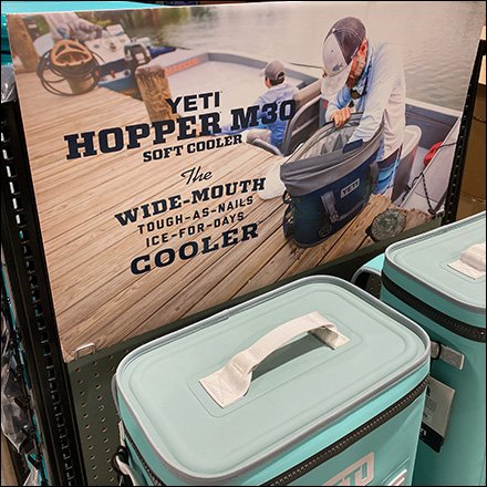 Yeti Hopper Soft-Sided Cooler Merchandising