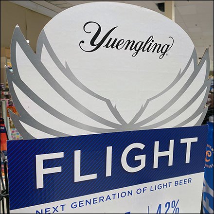 Yuengling Flight Light-Beer Stack Tower Display