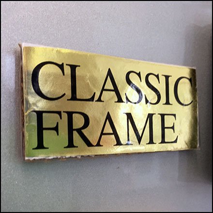 Magnetic Frame Classification Sign