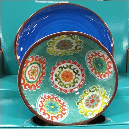 Melamine Tableware Countertop Display