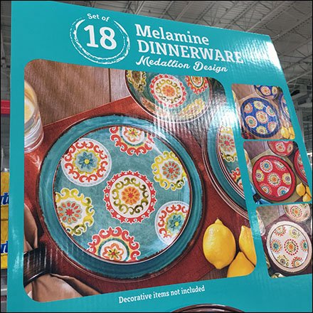 Melamine Tableware Table-Top Display Main