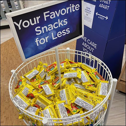 Favorite-Snacks Open-Wire Tower Display
