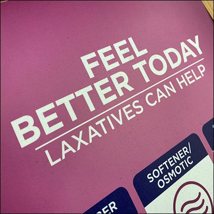Inline Feel-Better Laxatives Display