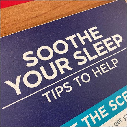 Inline Soothe-Your-Sleep Tips Display