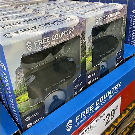 Free-Country Sunglasses Pallet-Rack Displays