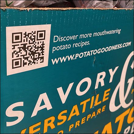 Potatoes Have Appeal QR-Code Display