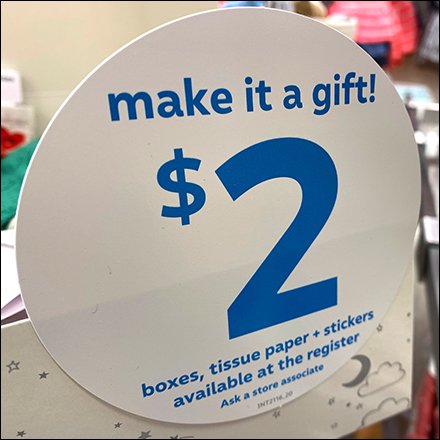 H&M $2 Gift Box Upgrade Offer