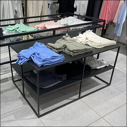 H&M Large Through-Truss Table Display
