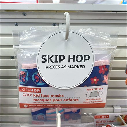 H&M Slatwall J-Hook Hang Tag
