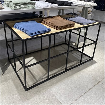 H&M Small Square Box-Truss Table Display
