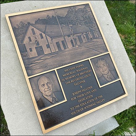 Hillside Farms Walkway Memorial Plaque Square2