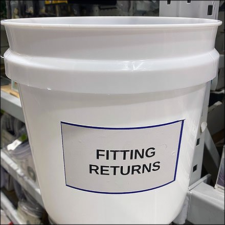 Do-It-Yourself Fitting Returns Fixture