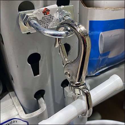 Pallet-Rack U-Bolt Snap-Clip Details